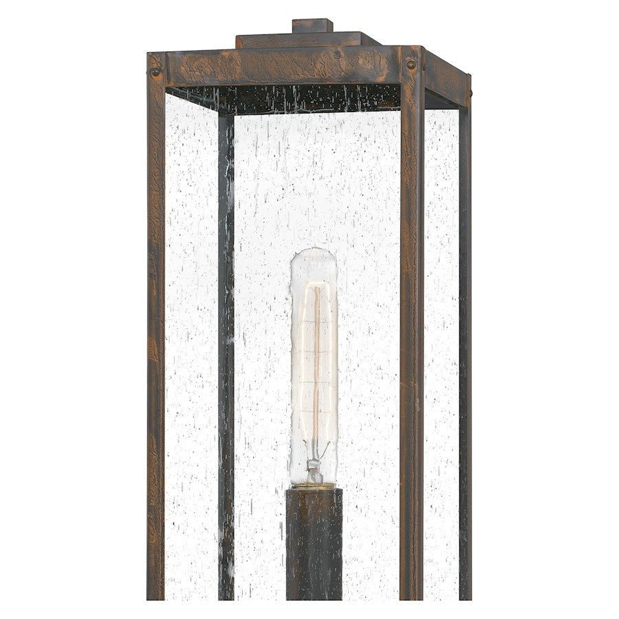 Westover 1 Light Outdoor Post Lantern, Industrial Bronze