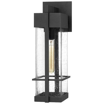 Wynn 1 Light Outdoor Wall Lantern, Earth Black