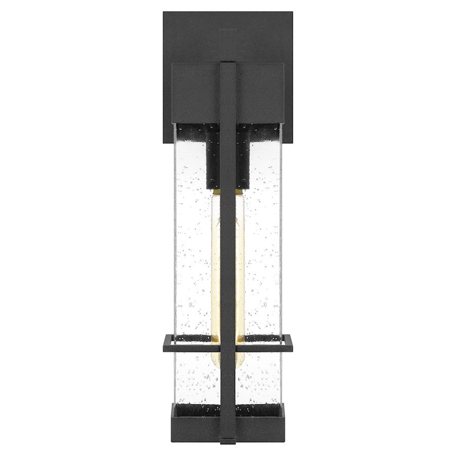 Wynn 1 Light Outdoor Wall Lantern, Earth Black