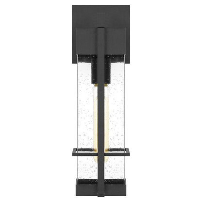 Wynn 1 Light Outdoor Wall Lantern, Earth Black