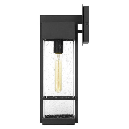 Wynn 1 Light Outdoor Wall Lantern, Earth Black